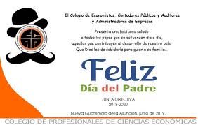 En méxico, se celebra el día del padre en junio. Feliz Dia Del Padre Colegio