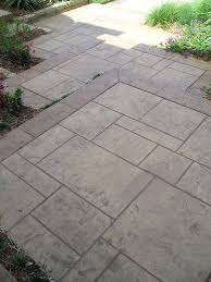 Stamped Concrete Patio Border Google Search Concrete Patio Designs Stamped Concrete Patio Patio Design