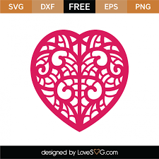 Download Free Heart Mandala Svg Cut File Lovesvg Com