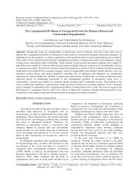 A picture of domestic bliss, the two seem to have it all figured out. Pdf The Consequential Problems Of Unexpected Events For Human Element And Construction Organizations