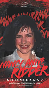 Your SCREAM Girl in Bathroom at @maine_paranormal_horror_con, Augusta,  Maine, this wkend, 9/6 & 9/7.