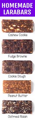 How To Make Your Own Healthy Larabars At Home For A Wholesome And Portable Snack With Different Flavor Options Food Processor Recipes Food Homemade Larabars