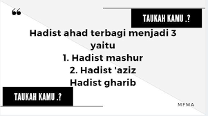 Maybe you would like to learn more about one of these? Hadist Ahad Dibagi Menjadi 3 Sebutkan Dan Jelaskan Brainly Co Id