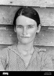 WALKER EVANS (1903-1975) American photographer whose work for the Farm  Security Administration included this portrait of Allie Mae Burroughs taken  during the Great Depression in 1935. Photo: FSA Stock Photo