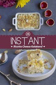 Instant Ricotta Cheese Kalakand A Delicious Indian Milk Sweet Fudge Barfi Cake Prepared With Ri Kalakand Recipe Cheese Dessert Recipes Indian Dessert Recipes