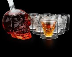 Image of NTH Skull Decanter Set