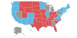 Carte Presidentielle Americaine Les Resultats Etat Par Etat