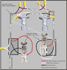 The power source (control box) is in the basement. 3 Way Switch Wiring Diagram