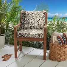 Determine if the back of the seat is rounded or square. Sunbrella 25 X25 X5 Indoor Outdoor Deep Seating Pillow Corded Cushion Set Espresso Leopard Target