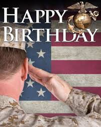 Faithful to the corps, john! Semper Fi Happy Birthday To The United States Marine Corps Thank You For Your Service Marines F Happy Birthday Marines Marine Corps Birthday Usmc Birthday