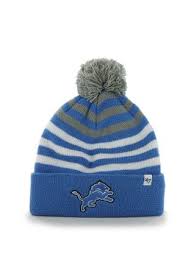 47 Detroit Blue Yipes Cuff Youth Knit Hat Knitted Hats Detroit Lions Hat Knitting