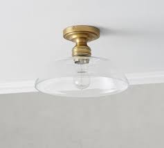 Find glass, capiz and beaded flush mount lights that are low profile and perfect for closets and halls. Farmhouse Glass Flush Mount Pottery Barn