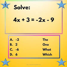 Equations With Variables On Both Sides Walk About By Positively Pre Algebra Plus Teachers Pay Teachers Equations Solving Equations Pre Algebra