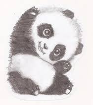 Paint in one direction, pulling the paint outward to make the fur. How To Draw A Panda How To Draw Paint A Piece Of Animal Art Art On Cut Out Keep