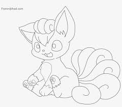 Vulpix coloring page | free printable coloring pages. Pokemon Coloring Pages Ninetales Vulpix 1920x1358 Png Download Pngkit