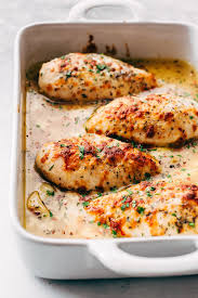 Baked Garlic Butter Chicken With Mozzarella Recipe Little Spice Jar Recipe Chicken Tenderloin Recipes Garlic Butter Chicken Mozzarella Chicken