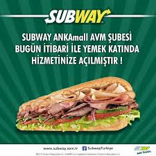 Subway Ankamall Da Acildi Yemek
