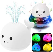 Good fun was had by all! Qingbao Mold Free Bath Toys Bath Toys For Toddlers 1 3 Whale Bath Toy Baby Bath Toys Children Bath Toys Luminous Bath Toys Water Spray Bath Toys Water Spray Whale Red Whale Toys