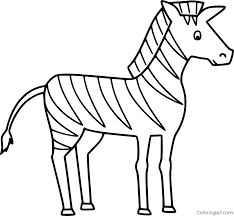 Popular zebra coloring pages on amazon. Very Simple Zebra Coloring Page Coloringall