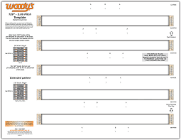 23 98 Woodys Studding Template 129 Inch With 2 86 Inch 999510