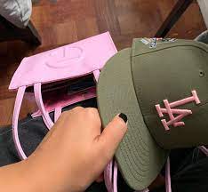 Peerless On Instagram Pink Brim To Match The Pink Bag Fitted Hats Pink Brim Outfit Accessories
