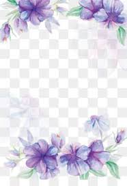 Flowers Png Flowers Transparent Clipart Free Download Watercolour Flowers Wedding Invitati Watercolor Flower Vector Blue Flower Painting Watercolor Flowers