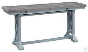 Space saving console table online. Bar Harbor Blue Fold Out Console Dining Table From Coast To Coast Coleman Furniture
