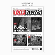 Download Newspaper Cover With Important Head Titles For Free Newspaper Cover Newspaper Newspaper Logo
