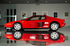 The vehicle is red with a tan leather interior. 1990 Ferrari Testarossa Speedart Motorsports Speedart Motorsports