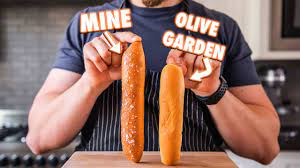 All you gotta do according to delish is buy the breadsticks and print out some special wrapping paper ! Making Olive Garden Breadsticks At Home But Better Youtube