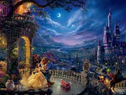 Morning light gently kisses the stone turrets. Beauty And The Beast Thomas Kinkade Disney Puzzles Novocom Top
