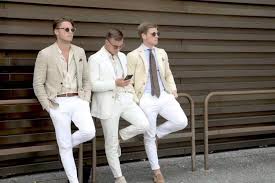 Schau dir unsere auswahl an smart casual wear an, um die tollsten einzigartigen oder spezialgefertigten, handgemachten stücke aus unseren shops zu finden. Rauchen Elfenbein Khaki Leinen Manner Anzug Klassische Sommer Jacke Manner Anzuge Fur Hochzeit Smart Casual Strand Prom Blazer Dunne Jacke Hosen Anzuge Aliexpress