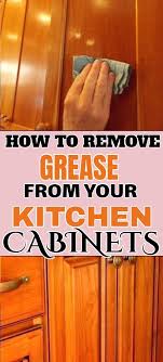 How To Remove Grease From Your Kitchen Cabinets Cleaning Wood Cabinets Cleaning Cabinets Clean Kitchen Cabinets