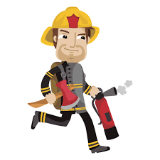 Busy Fireman Cartoon Png Fireman Cartoon Cartoons Png