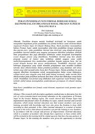 Masalah ini telah lama lahir dan hadir dalam masyarakat. Pdf Peran Pendidikan Non Formal Berbasis Sosial Ekonomi Dalam Organisasi Sosial Preman Super Di Malang Raya