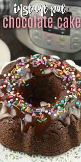 Instant Pot Chocolate Bundt Cake Recipe Tastes Like A Fudgy Molten Cake When Topped With Home Instant Pot Cake Recipe Bundt Cakes Recipes Chocolate Bundt Cake