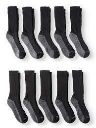 Genuine Dickies Genuine Dickies Men S Dri Tech Comfort Crew Work Socks 10 Pack Value Bundle Walmart Com Work Socks Mens Work Socks Socks