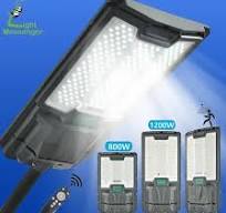 New High Lumen Smart Induction Motion Sensor Integrated Solar Street Lamp  IP65 Outdoor Waterproof 800W 1200W LED Light