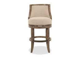 Stools with arms or without arms Transitional 42 Swivel Bar Stool In Beige Mathis Brothers Furniture