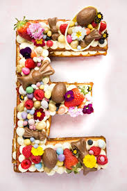 How To Make A Letter Cake E Is For Easter Recipe Cake Lettering Easy Easter Desserts Easter Dessert