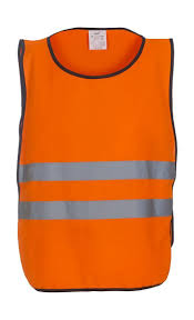 Chasuble De Securite Haute Visibilite Hvj269 Orange Fluo Chasuble Fluo Securite
