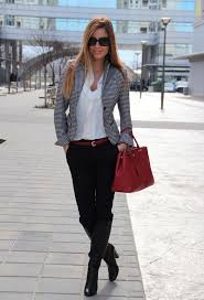 Black And White Checkered Jacket Cute Looks You Can Sport With Stylish Blazers Trendy Business Casual Casual Work Outfits Stylish Work Outfits