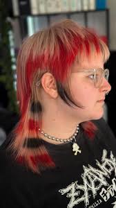 ⭐️s and 🦝’s 4evvverrrrrr, •, •, •, #phillyhair #phillyhairsalon #althair  #althairstylist #raccoontailhair #dangerjones #dangerjonescreative  #heavymetalhairsalon