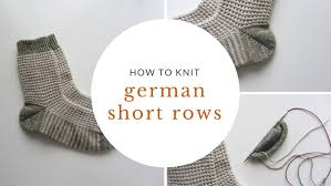 I use it in these patterns to shape necklines and hemlines. Easy Short Rows How To Knit German Short Rows Sister Mountain