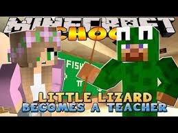 Minecraft School Little Kelly Little Lizard Is The New Teacher Youtube Minecraft School Little Lizard New Teachers