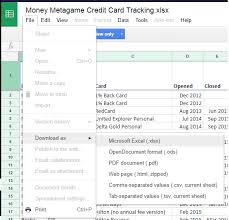 Our Credit Card Tracking Excel Sheet Plus All Of Our Data