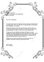 Remember, knock out as many tasks as possible before your party day, and keep the menu manageable. Doc Invitation Letter Dinner Party Example Yanyan Loranas Academia Edu