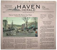 Newspaper 2 Haven Close Encounters Haven School Pranks