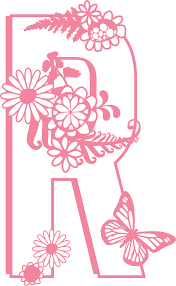 Download Letter R Digital Svg Pdf Png Nonna Illustration Design