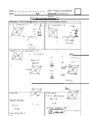 All homework for part one of this unit is in this booklet. Unit 7 Polygons Quadrilaterals Homework 4 Rectangles Answers Naming Polygons Activity Freebie Naming Polygons Polygon Activities Fourth Grade Math Unit 7 Polygons Quadrilaterals Homework 3 Zolak Mosaic